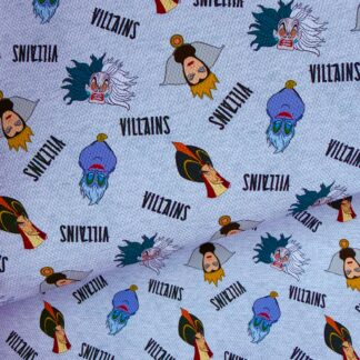 Disney Villains 008 Canvas Fabric Sheet