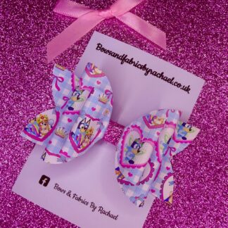 Blue Dog 048 Hair Bow