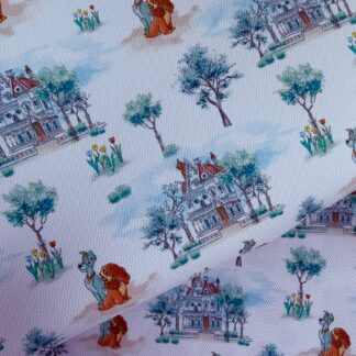 Disney Movies 009 Canvas Fabric Sheet