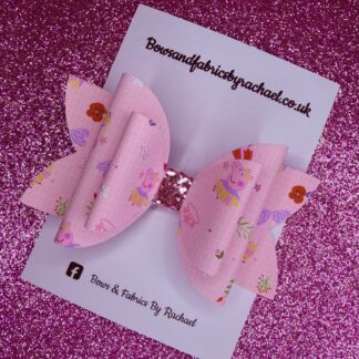 Pink Piggie 020 Hair Bow