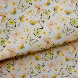 Butterflies 015 Canvas Fabric Sheet