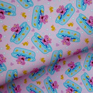 Pink Piggie 030 Canvas Fabric Sheet