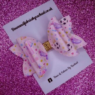 Football Queen 001 Hair Bow