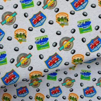 Cars 016 Canvas Fabric Sheet