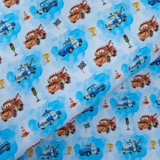 Cars 015 Canvas Fabric Sheet