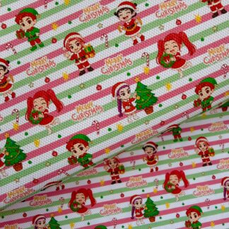 K Pop Christmas 006 Canvas Fabric Sheet