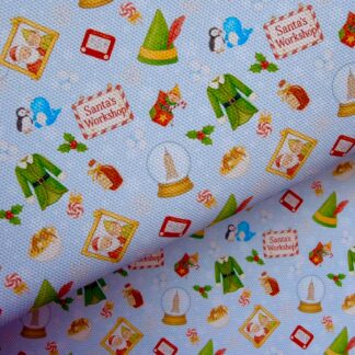 Buddy Christmas 004 Canvas Fabric Sheet