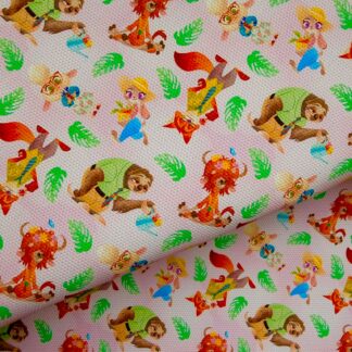 Disney Movies 004 Canvas Fabric Sheet