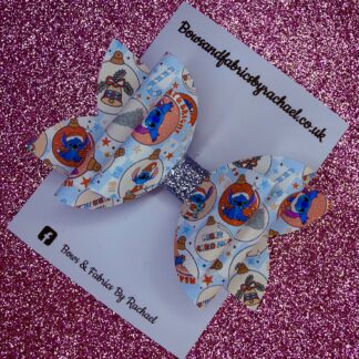 Stitch Christmas 006 Hair Bow