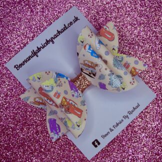 Pixar Christmas Cars 001 Hair Bow