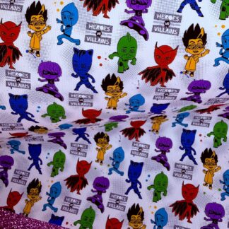 Pj Heroes 004 Canvas Fabric Sheet
