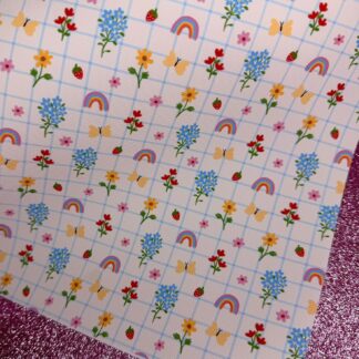 Flowers 070 Canvas Fabric Sheet