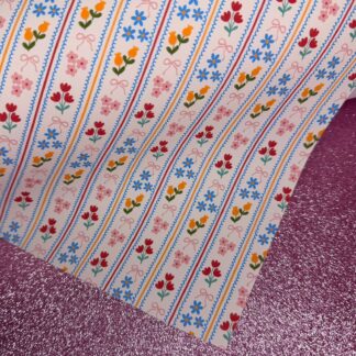 Flowers 069 Canvas Fabric Sheet