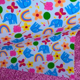 Elephant 001 Canvas Fabric Sheet