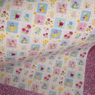 Flowers 004 Canvas Fabric Sheet