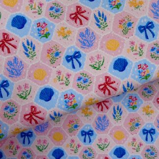 Flowers 010 Canvas Fabric Sheet