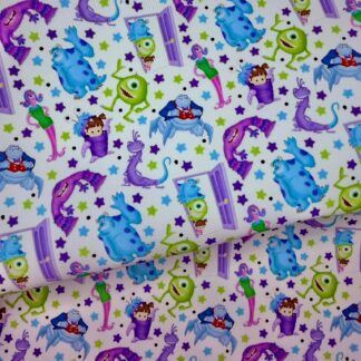 Monsters 005 Canvas Fabric Sheet