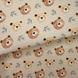 Bears 001 Canvas Fabric Sheet