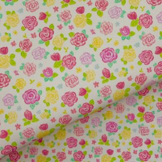 Flowers 005 Canvas Fabric Sheet