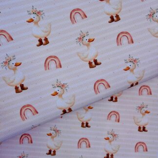 Boho Goose 001 Canvas Fabric Sheet