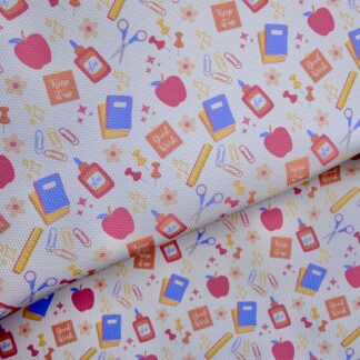 School 004 Canvas Fabric Sheet