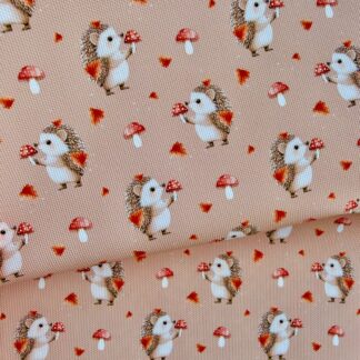 Hedgehog 001 Canvas Fabric Sheet