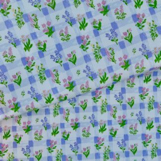 Flowers 007 Canvas Fabric Sheet