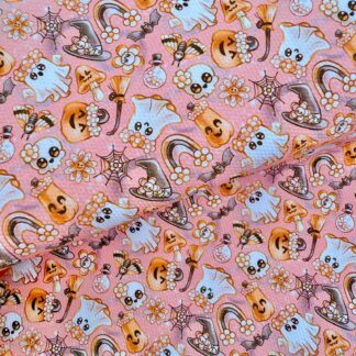 Halloween 001 Canvas Fabric Sheet