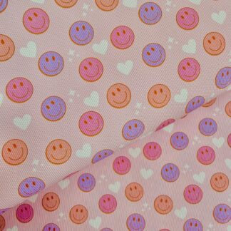 Smiley 004 Canvas Fabric Sheet