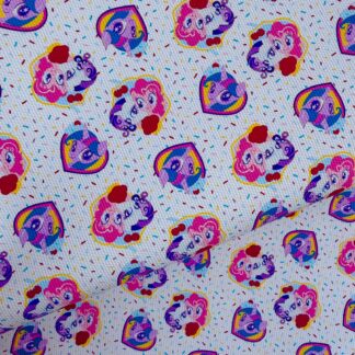 Pony Friends 007 Canvas Fabric Sheet