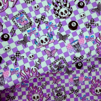 Punk 001 Canvas Fabric Sheet