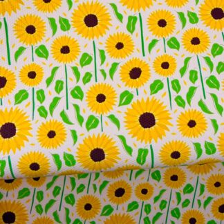 Sunflower 004 Canvas Fabric Sheet