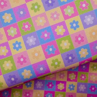Flowers 075 Canvas Fabric Sheet