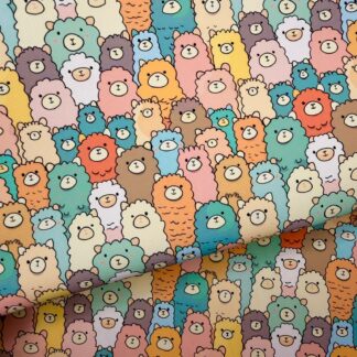 Alpaca 002 Canvas Fabric Sheet