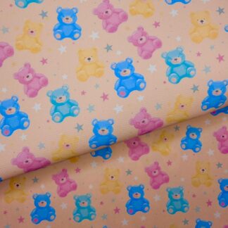 Bears 006 Canvas Fabric Sheet
