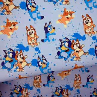 Blue Dog 052 Canvas Fabric Sheet