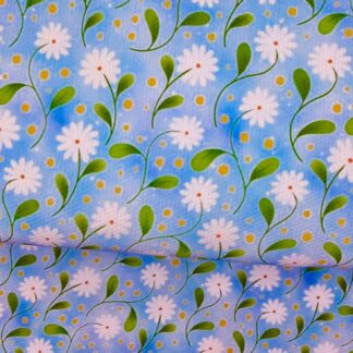 Daisies 002 Canvas Fabric Sheet