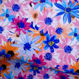 Flowers 078 Canvas Fabric Sheet