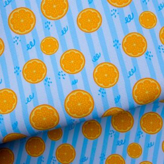 Lemon Slices 001 Canvas Fabric Sheet