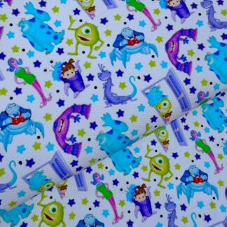 Monsters 005 Canvas Fabric Sheet