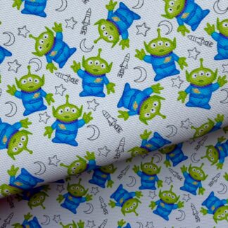 Pixar Aliens 001 Canvas Fabric Sheet
