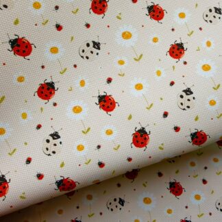 Bugs & Flowers 002 Canvas Fabric Sheet