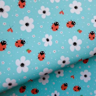 Bugs & Flowers 001 Canvas Fabric Sheet