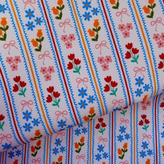 Flowers 067 Canvas Fabric Sheet