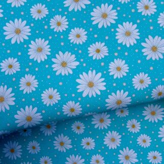 Daisies 001 Canvas Fabric Sheet