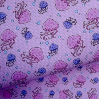 Jellyfish 002 Canvas Fabric Sheet