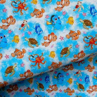 Ocean Friends 007 Canvas Fabric Sheet