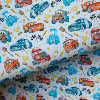 Cars 013 Canvas Fabric Sheet