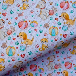 Animals 045 Canvas Fabric Sheet