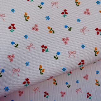 Flowers 072 Canvas Fabric Sheet